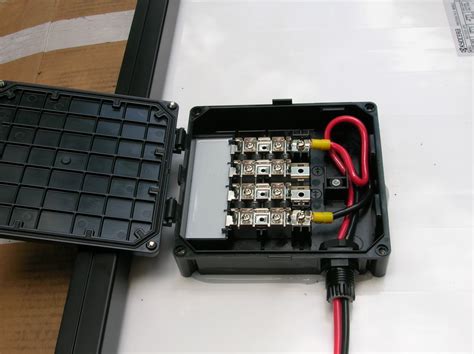 ac junction box solar|solar panel junction box installation.